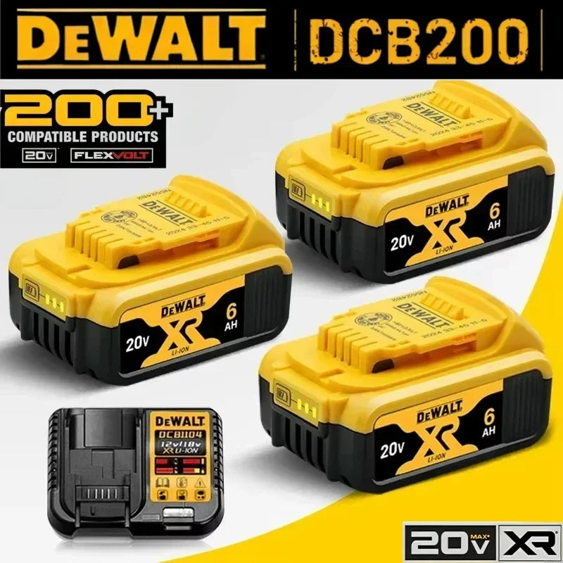 DEWALT battery 20V 2AH/5AH/6Ah & 60V-9AH rechargeable lithium-ion battery，DCB205 DCB201 DCB203 Power Tool battery. DEWALT 20V battery