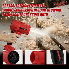Milwaukee 30000r/min  Electric Air blower Super Strong Wind Force  18V Battery Cordless Pin Turbojet Fan Car Dust Removal Tool