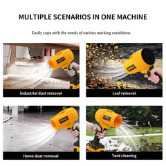 Dewalt 18V Brushless Electric Blower 30000RPM Violent Fan Blowing Car Dust Turbofan Charging Handheld Blower Tool carpenter tool