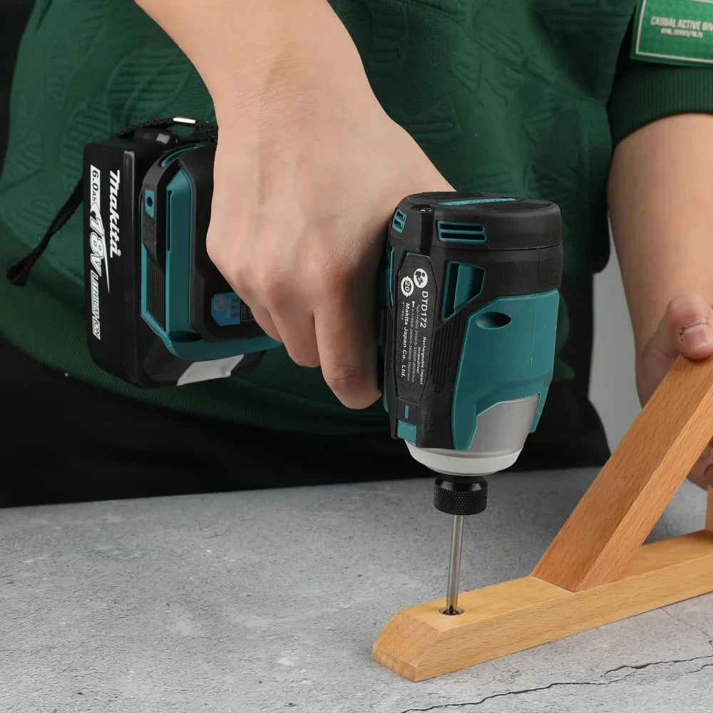 Makita DTD172 Cordless Impact Driver LXT BL Brushless Motor 18V Electric Drill for Wood Bolt T-Mode 180 N·M Power Tools