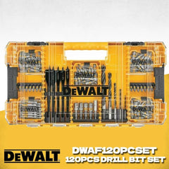 DEWALT DWAF120PCSET 1/4 in Maxfit Ultra Steel Drill 120-Piece Power Tool Driving High-Speed Steel Screwdriving Bit Head Set
