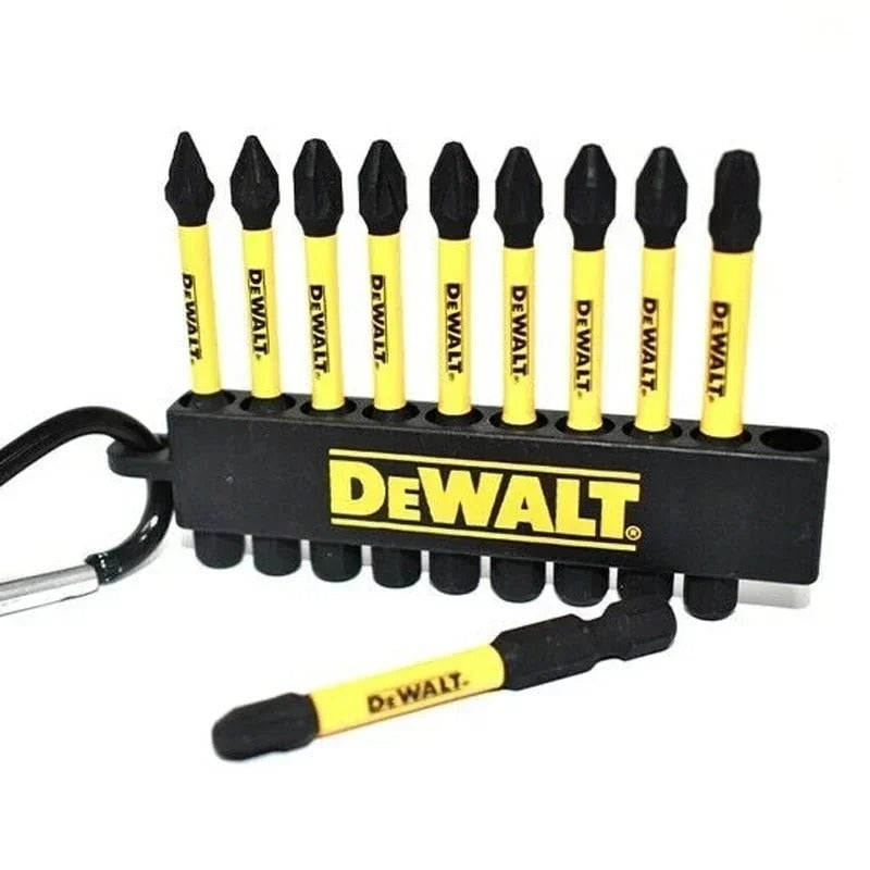 DEWALT DT7274 57mm 10pcs Mixed PH PZ Bit FLEXTORQ Screw Driving Keyring Dewalt Power Tool Accessories DT7274-QZ