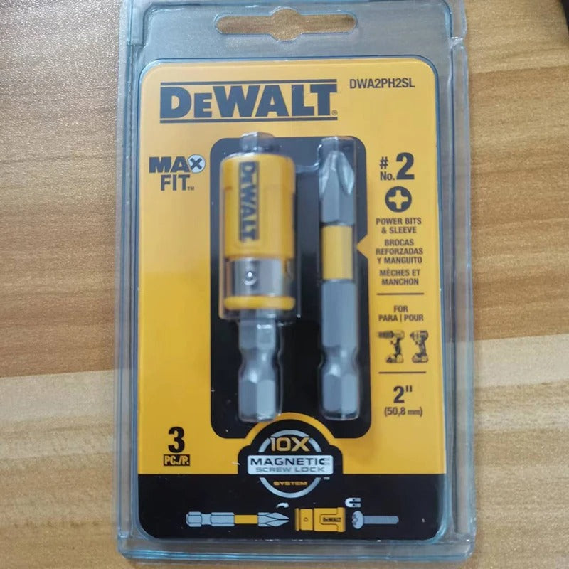 DEWALT Original DWA2PH2SL MAXFIT Screwdriver Bits 2Inches PH2 Impact Driver Bit Magnetic Ring Sleeve Sucker Tool Accessories
